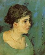 Portrait of a Woman in Blue - Vincent Van Gogh