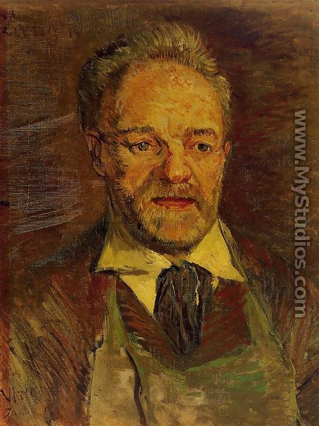 Portrait of Pere Tanguy - Vincent Van Gogh
