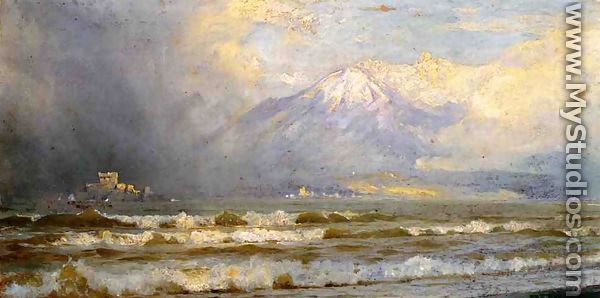 Vesuvius in winter - William Trost Richards