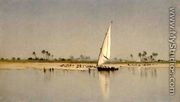 A Sketch on the Nile - Sanford Robinson Gifford