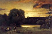 Slow Fading Day - George Inness