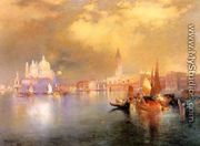 Moonlight in Venice - Thomas Moran