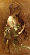 Portrait of a Woman in an Off-the-Shoulder Gown - John White Alexander