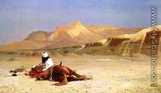 An Arab and His Horse in the Desert - Jean-Léon Gérôme