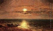 Moonlit Seascape - Jasper Francis Cropsey