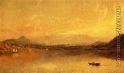 Autumn Landscape with Boaters on a Lake - Jasper Francis Cropsey