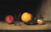 Still Life with Apples, Sherry and Tea Cakke - Raphaelle Peale