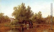 Family by the River - Albert (Fitch) Bellows