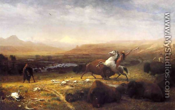Last of the Buffalo - Alfred Jacob Miller