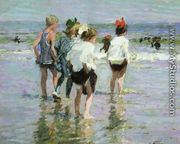 Summer Day, Brighton Beach - Edward Henry Potthast
