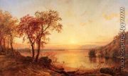 Sunset at Greenwood Lake - Jasper Francis Cropsey
