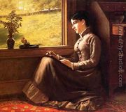 Woman Seated at Window - John George Brown