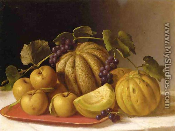 Melons and Yellow Apples - John Defett Francis