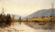 Fishing on a Lake - Jasper Francis Cropsey