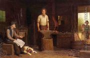 The Blacksmith's Shop - Samuel S. Carr