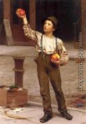 The Young Apple Salesman - John George Brown