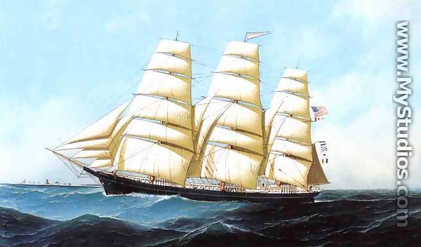 The Clipper Ship "Triumphant" - Antonio Nicolo Gasparo Jacobsen
