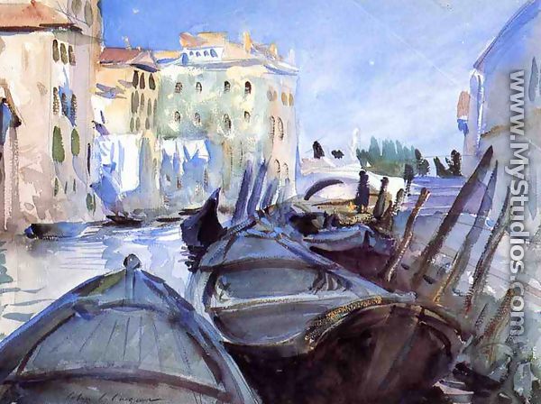 Venetian Canal Scene - John Singer Sargent