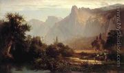 Piute Indian family in Yosemite Valley. - Thomas Hill