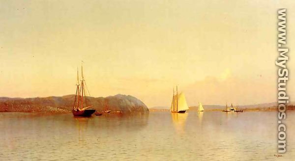 Late Afternoon, Haverstraw Bay - Francis Augustus Silva
