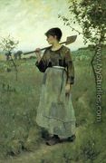 Home From the Fields - Charles Sprague  Pearce