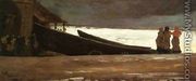 Watching a Storm on the English Coast - Winslow Homer