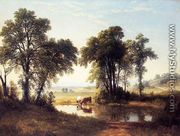 Cows in a New Hampshire Landscape - Asher Brown Durand