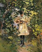 The Young Violinist - Theodore Robinson