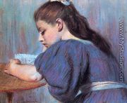 Young Girl Reading 2 - Federigo Zandomeneghi