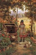 The Little Flower Girl - Edward Lamson Henry