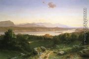 View of The Hudson from Hyde Park - Johann Carmiencke