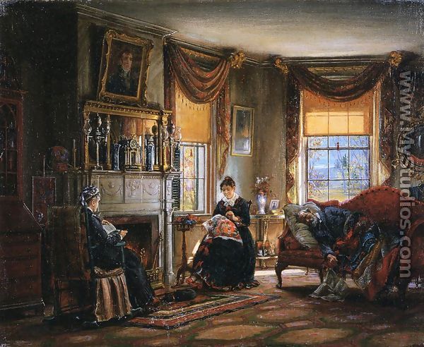 The Sitting Room - Edward Lamson Henry