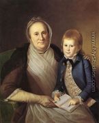 Mrs. James Smith and Grandson - Charles Willson Peale