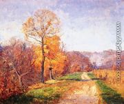 Along a Country Lane - Theodore Clement Steele