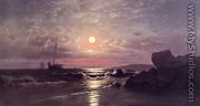 Moonrise on the New England Coast - Francis Augustus Silva
