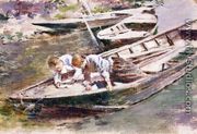 Two in a Boat - Theodore Robinson