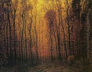 Deep Woods in Fall - John Joseph Enneking