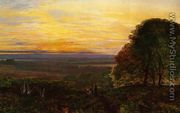 Sunset from Chilworth Common, Hampshire - John Atkinson Grimshaw