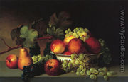 Still Life: Apples, Grapes, Pear - James Peale