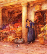 Venetian Fruit Stall - Helen Mary Elizabeth Allingham, R.W.S.