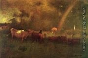 Shower on the Deleware River - George Inness