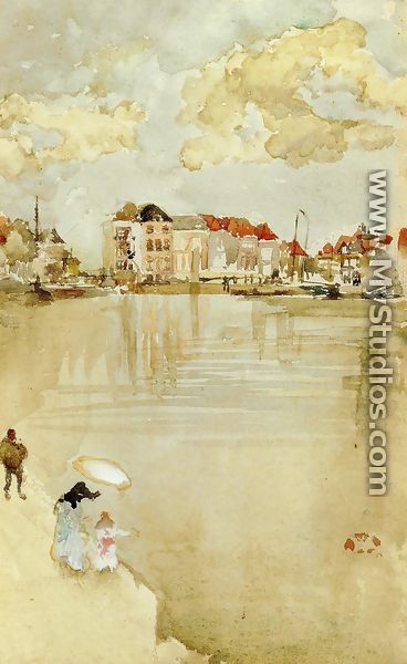 Note in Gold and Silver - Dordrecht - James Abbott McNeill Whistler