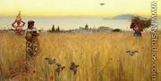 Women in the Wheat Fields, Anacapri - Charles Caryl Coleman