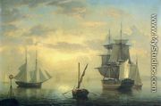 Ships in Harbor - Fitz Hugh Lane