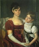 Alida Livingston Armstrong and Daughter - Rembrandt Peale