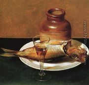 Still Life with Jug and Fish - Raphaelle Peale