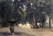 Villa Torlonia Fountain I - John Singer Sargent