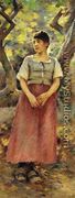 The Peasant Girl - Theodore Robinson