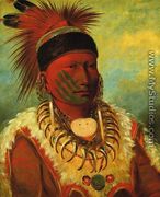 The White Cloud, Head Chief of the Iowas - George Catlin