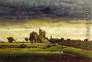 Landscape with Farmhouse - George Inness